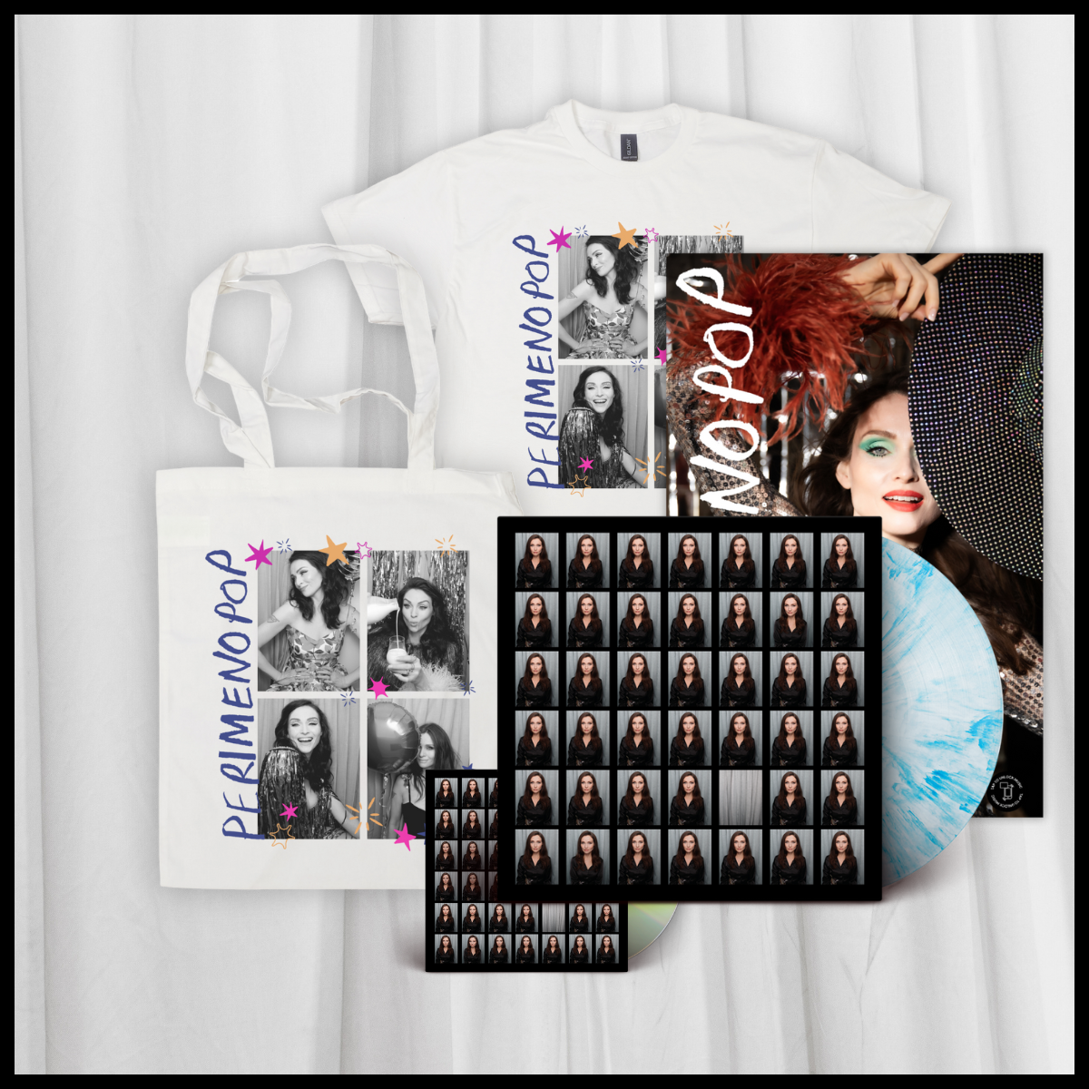 Perimenopop - Exclusive Blue Marble Vinyl / CD / T-Shirt / Tote / Poster