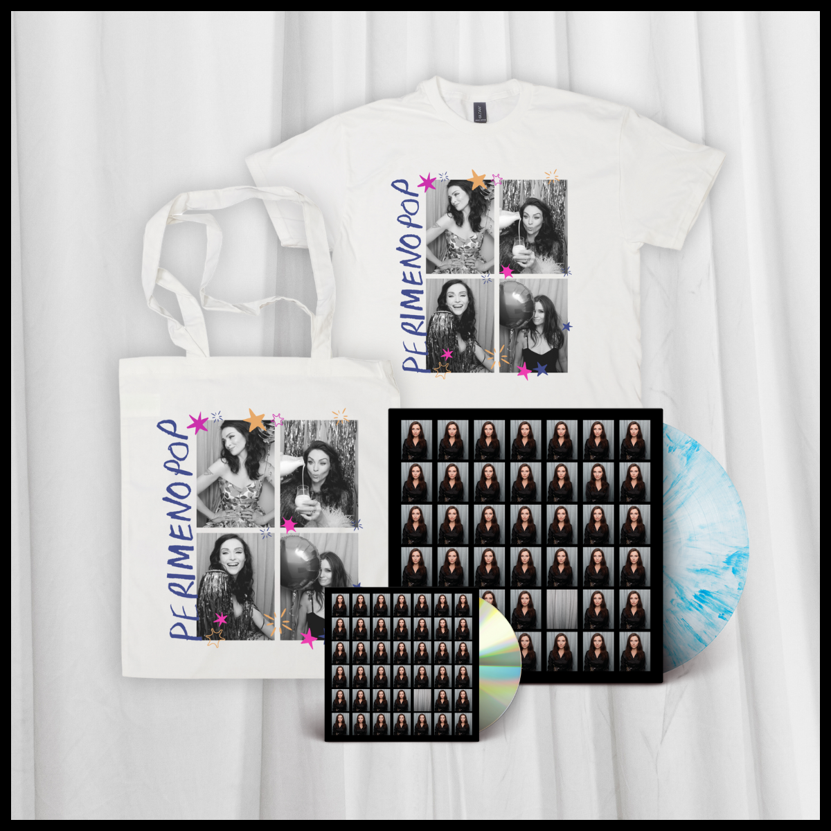 Perimenopop - Exclusive Blue Marble Vinyl / CD / T-Shirt / Tote